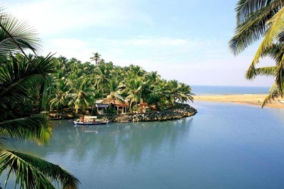 Beach and Lake Ayurveda Resort Aerial View