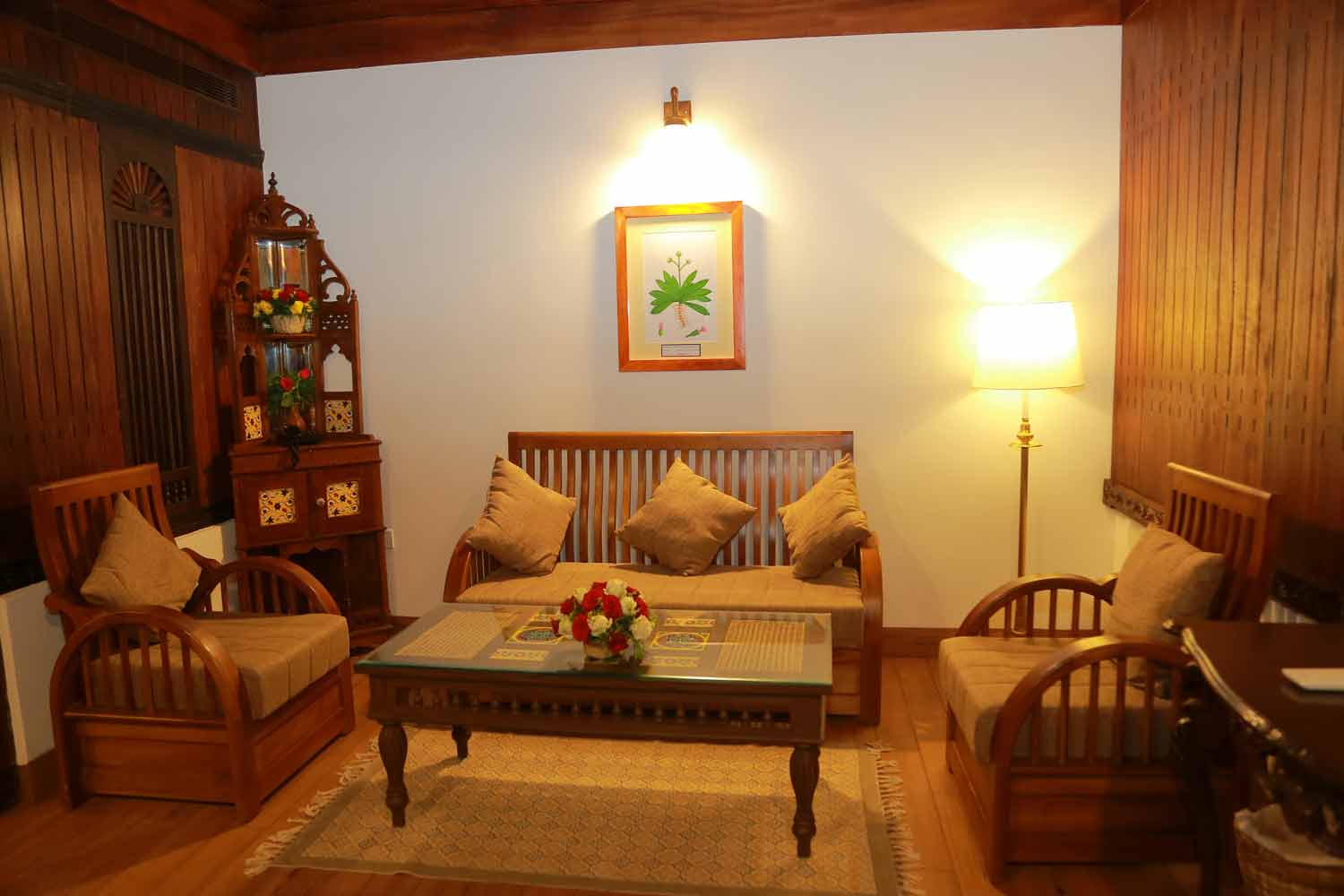 AyurSoma Ayurveda Royal Retreat Living Room